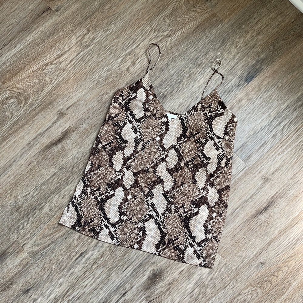 H&M Snakeskin print Cami